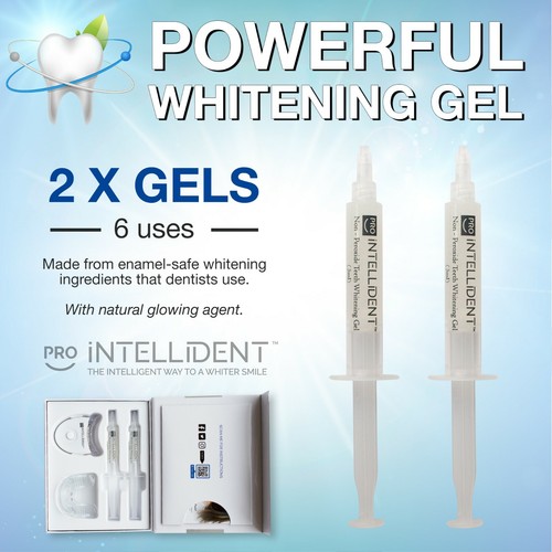 Teeth whitening kit with led - teeth,