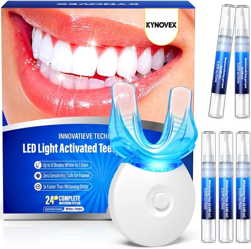 Teeth whitening kit with - teeth, led