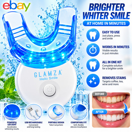Led laser teeth whitening - led,