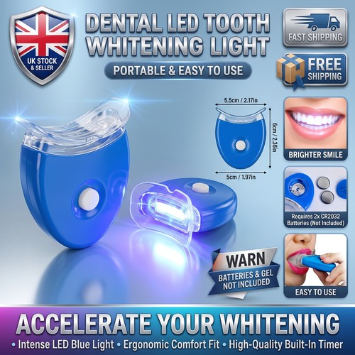 Led teeth whitening light blue - led,