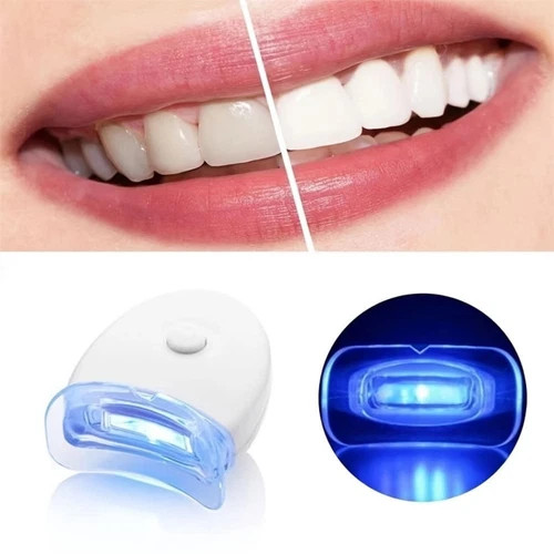 Mini blue led teeth - blue,