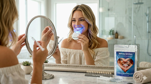 Led teeth whitening kit - teeth, gel