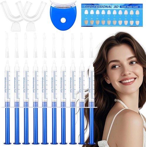 Teeth whitening kit with - teeth,
