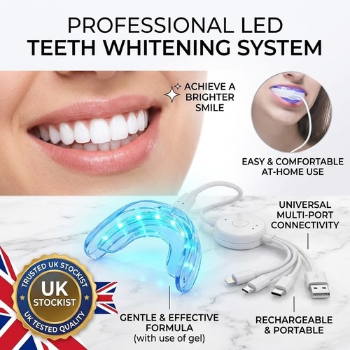 Led teeth whitening light kit - led,