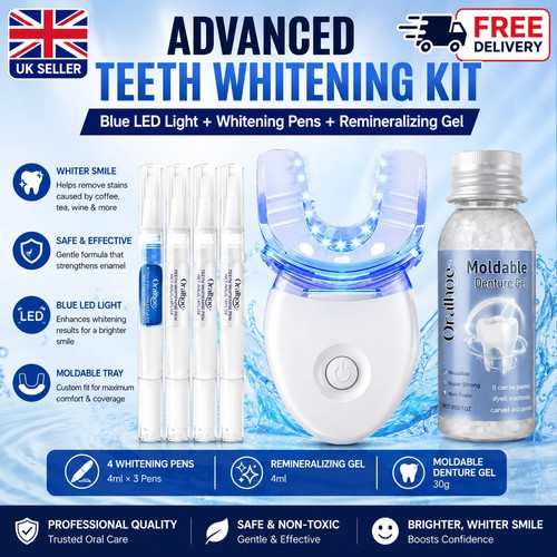 Teeth whitening kit - whitening, led
