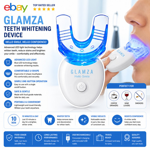 Teeth whitening light - teeth,