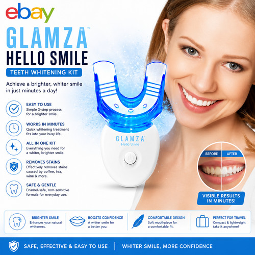 Teeth whitening light - , kit