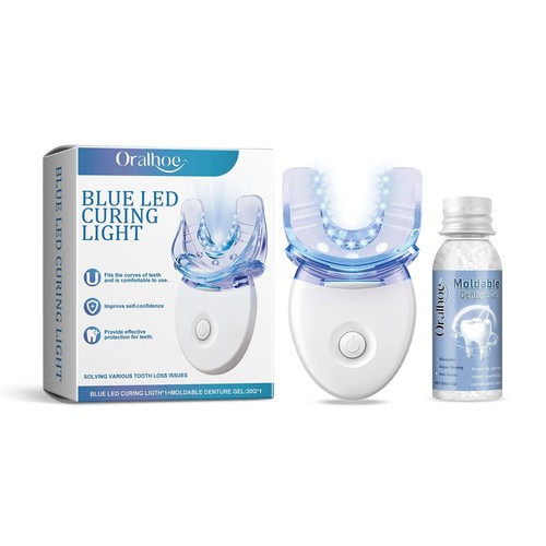 Teeth whitening kit led light - teeth,