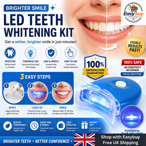 Mini blue led teeth whitening - blue,